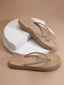 CHUPPS Womens Beige Solis Doctor Ultra Soft Ortho Slipper Flipflop