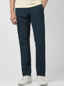 Van Heusen Sport Men Checked Slim Fit Cotton Trouser