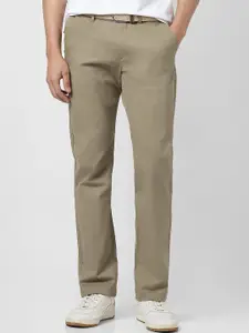 Van Heusen Sport Men Textured Regular Fit Cotton Trouser