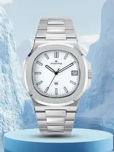 maxima Men Brass Dial & Stainless Steel Bracelet Style Straps Analogue Watch 70862CMGI