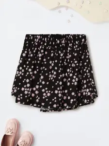 max Girls Floral Printed Shorts