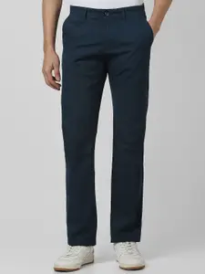 Van Heusen Sport Men Checked Regular Fit Cotton Trouser