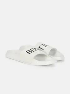 United Colors of Benetton Men Printed Sliders