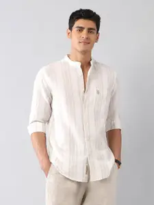 U.S. Polo Assn. Denim Co. Men Classic Vertical Striped Casual Shirt