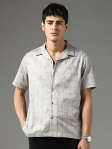 Arrow New York Men Slim Fit Opaque Printed Formal Shirt