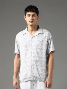 Arrow New York Men Slim Fit Floral Opaque Printed Formal Shirt