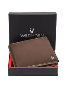 WildHorn Men Leather Two Fold Wallet