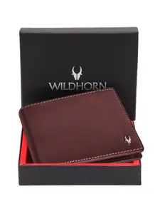 WildHorn Men Leather Two Fold Wallet