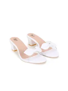 ZAIF Women Block Sandals with Bows