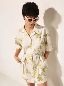 ONLY Women Print Fit & Flare Mini Dress