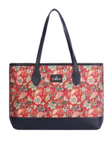 THE CLOWNFISH Women Floral Printed Shopper Tote Handbags