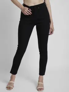 SPYKAR Women Slim Fit High-Rise Slash Knee Stretchable Jeans