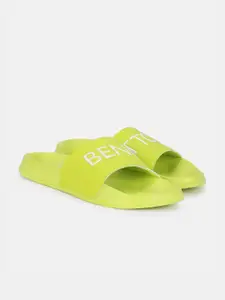 United Colors of Benetton Men Printed Sliders