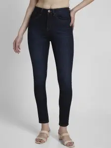 SPYKAR Women Slim Fit High-Rise Low Distress Stretchable Jeans