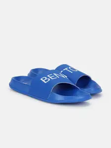 United Colors of Benetton Men Printed Sliders