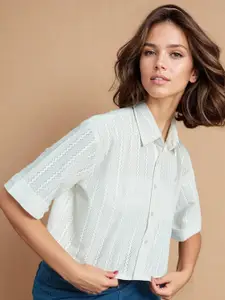 AAHWAN Women Opaque Checked Casual Shirt