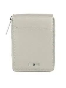 WildHorn Men Textured Leather Two Fold Wallet