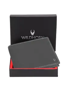 WildHorn Men Leather Two Fold Wallet