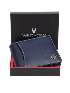 WildHorn Men Leather Two Fold Wallet