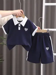 INCLUD Boys Printed T-shirt with Shorts