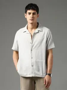 Arrow Sport Men Cotton Classic Opaque Textured Casual Shirt