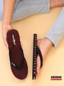 ASHUMAN Women Thong Flip-Flops