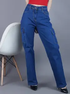 Metronaut Women Classic Jogger Mid-Rise Cargo Styles Jeans