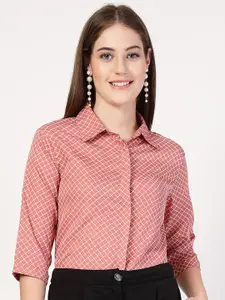 Style Quotient Women Smart Opaque Printed Formal Shirt