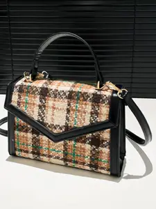 HAUTE SAUCE by  Campus Sutra HAUTE SAUCE by Campus Sutra Women Multicolour Casual Hand Bag