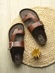 El Paso Women One Toe Flats with Buckles