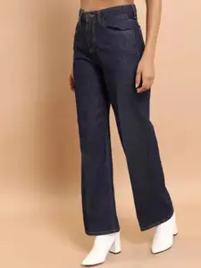 Metronaut Women Classic Relaxed Fit High-Rise Jeans