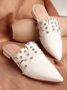 Lavie Women Embellished Mules Flats