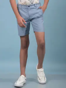 Crimsoune Club Boys Slim Fit Cotton Shorts