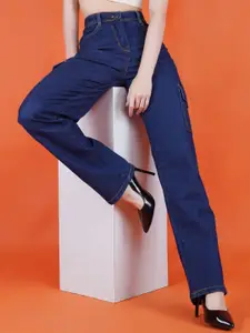 Metronaut Women Classic Relaxed Fit High-Rise Jeans