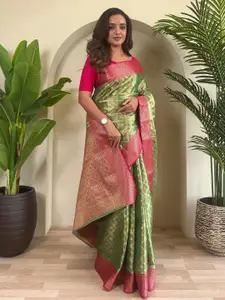 Anouk Woven Design Ethnic Motifs Saree