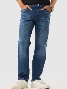 Snitch Men Blue Mid-Rise Regular Fit Jeans
