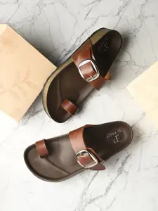 El Paso Women One Toe Flats with Buckles