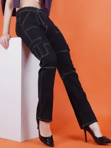 Metronaut Women Classic Regular Fit Mid-Rise Clean Look Jeans