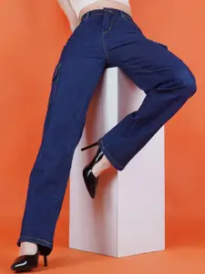 Metronaut Women Classic Regular Fit Mid-Rise Jeans