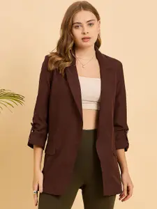 JUNE & HARRY Comfort Fit Single-Breasted Notched Lapel Blazer