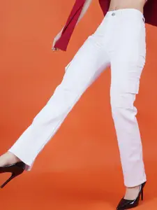 Metronaut Women Classic Dad Fit Mid-Rise Clean Look Non Stretchable  Jeans