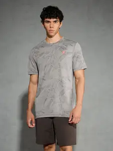 Technosport Men DOUBLE COOL Dyed Antimicrobial Round Neck Slim Fit Sports T-shirt