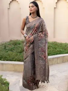 Soch Floral Printed Zari Saree