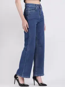 Metronaut Women Classic Mid-Rise Low Distress Jeans