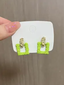 VAGHBHATT Square Shaped Trendy Drop Earrings