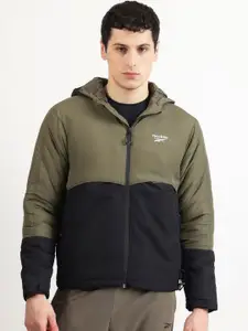 Reebok Hooded Open Front Jacket