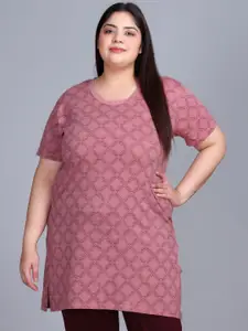 IN Love Women Printed Cotton Lounge T-Shirt