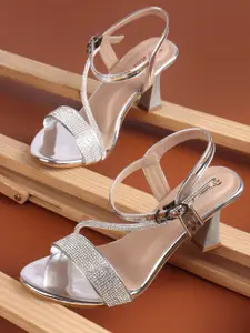 Retro Walk Women Embellished Block Heel Sandals