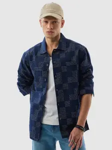 Snitch Men Classic Opaque Printed Casual Shirt