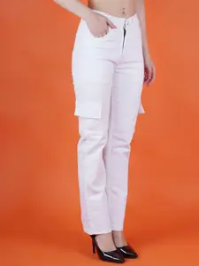 Metronaut Women Classic Straight Fit Mid-Rise Jeans